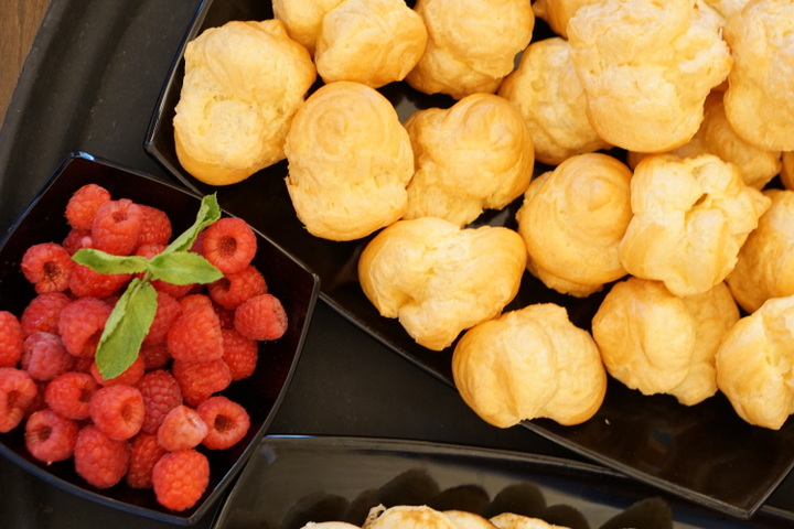Profiteroles caseiros