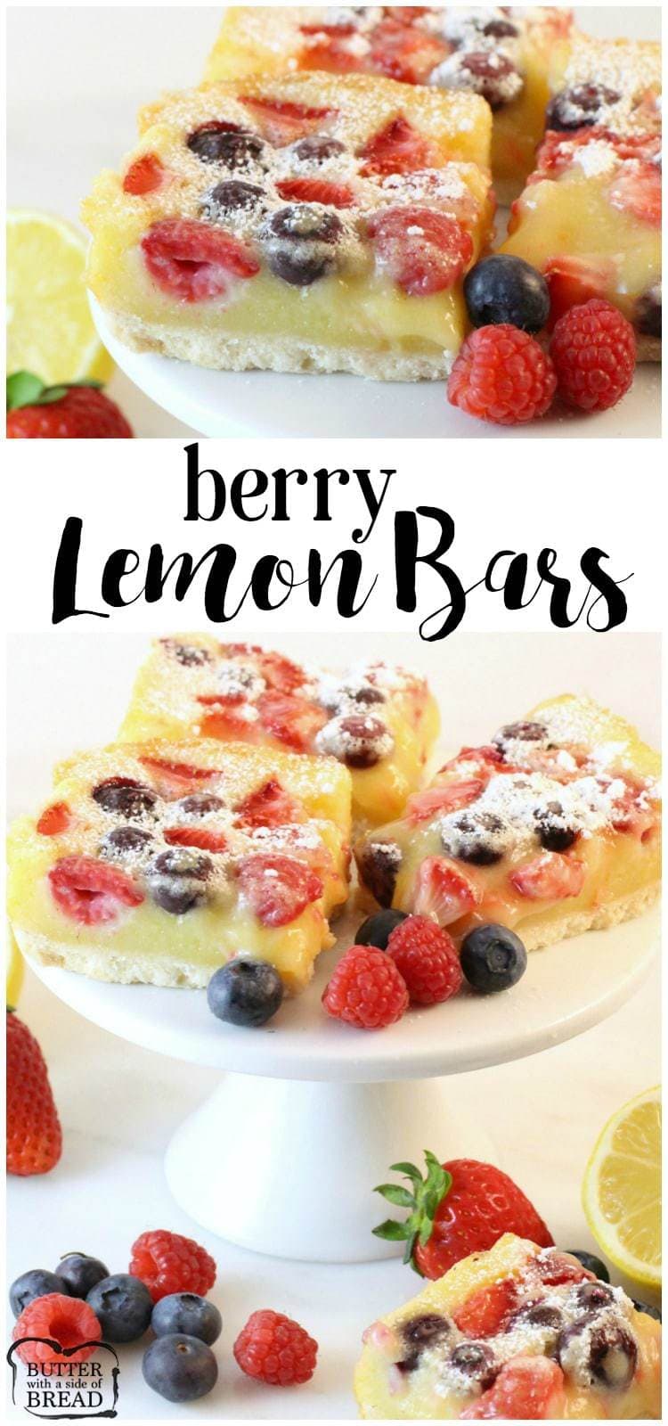 Berry Lemon Bar Recipe - 