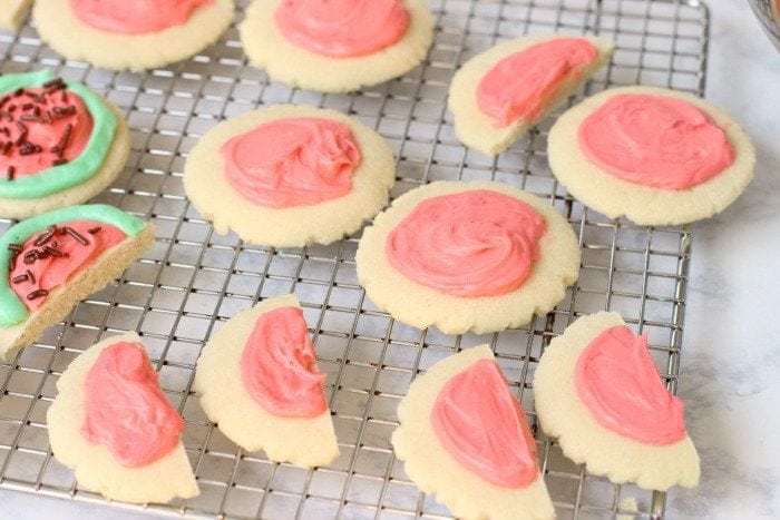 Biscoitos de melancia fáceis: 