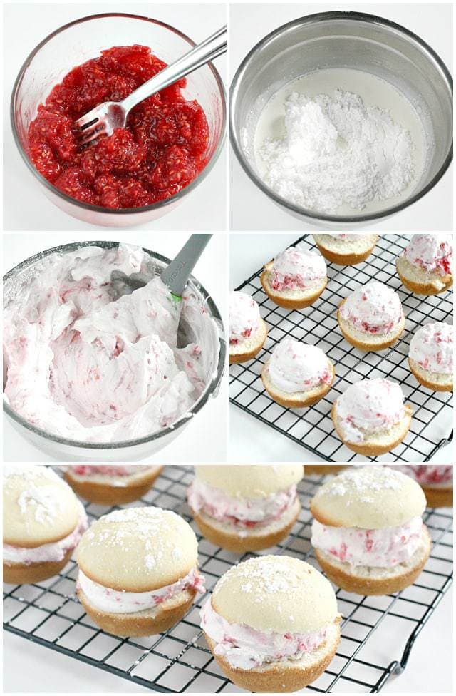 Mini Tortas de Framboesa - 