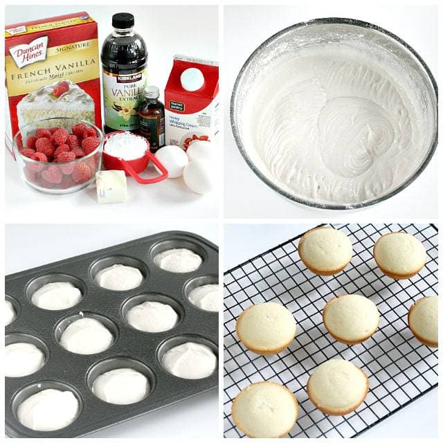 Mini Tortas de Framboesa - 