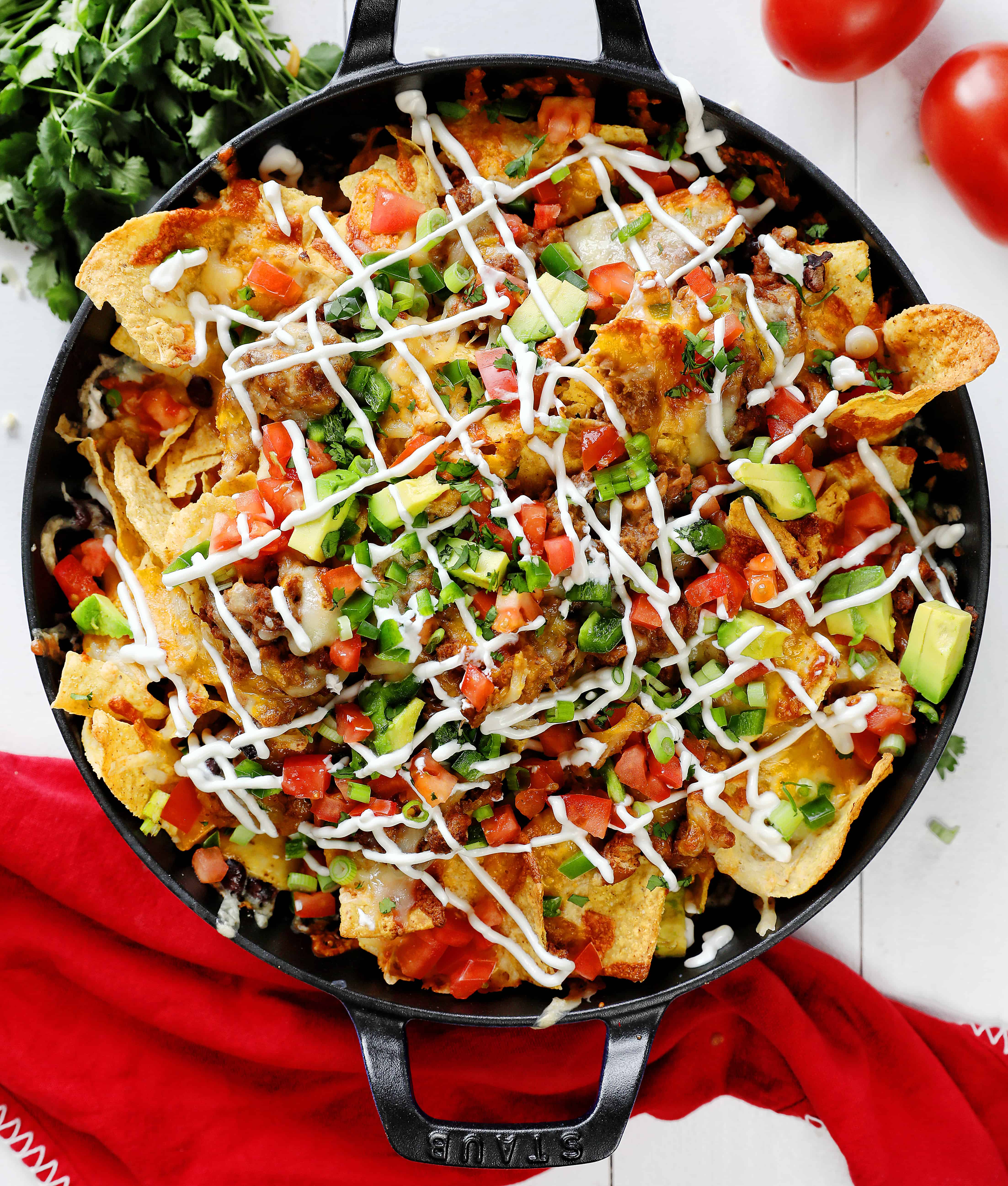 Nachos de vitela
