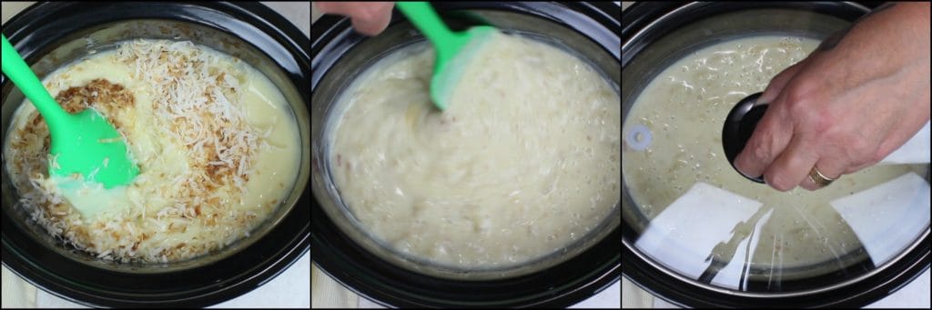 Como fazer lento cozinhar pudim de coco banana