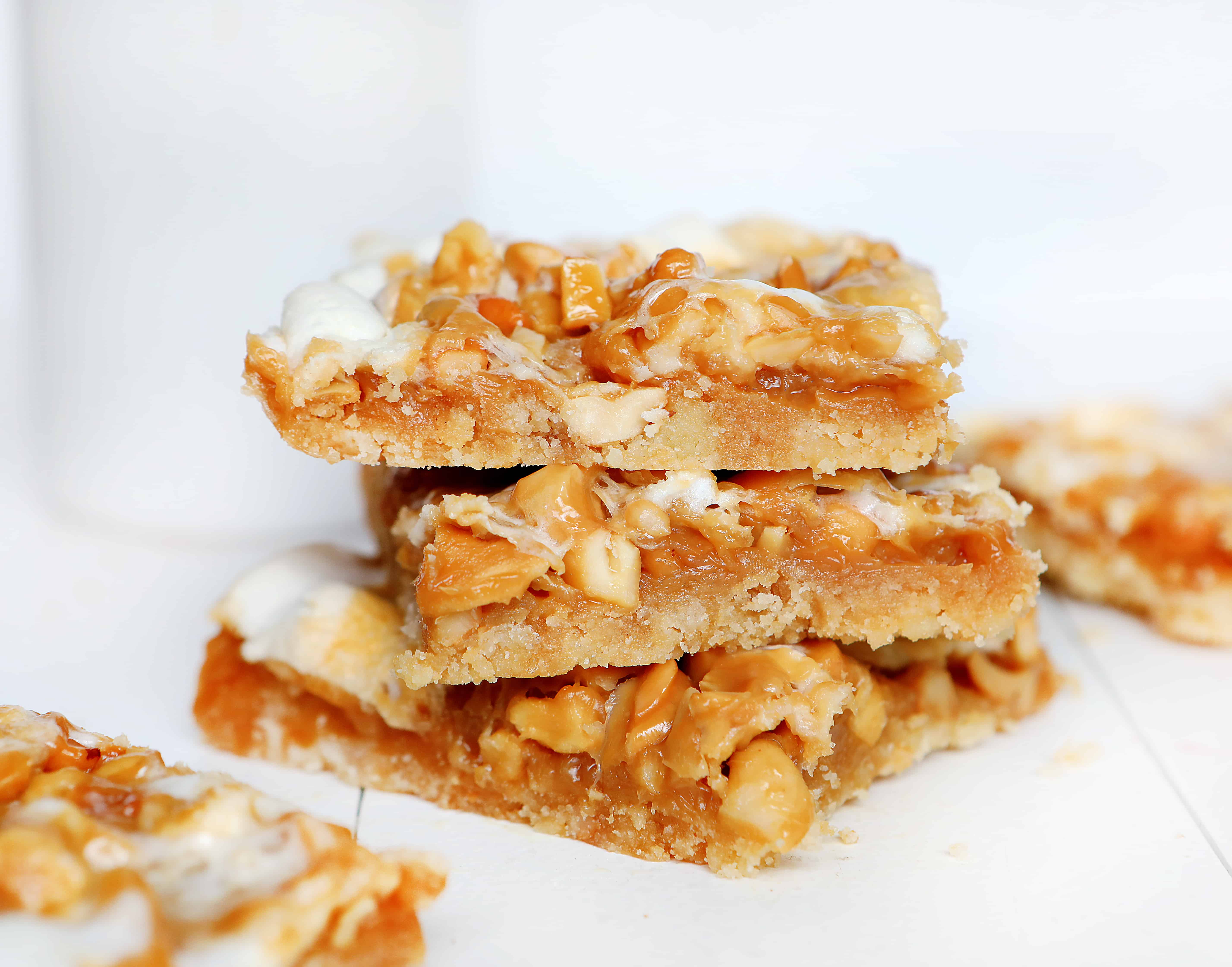 Las mejores barras de anacardo de caramelo