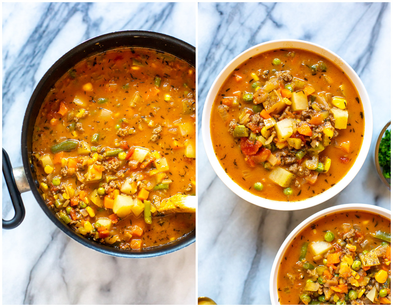 Sopa de Cheeseburger Ultimate Pot