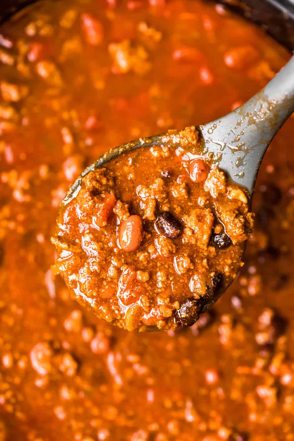receita de pimenta crockpot em uma colher
