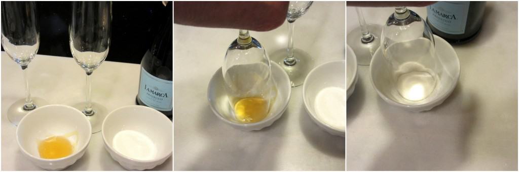 Cocktail de estátua de ouro