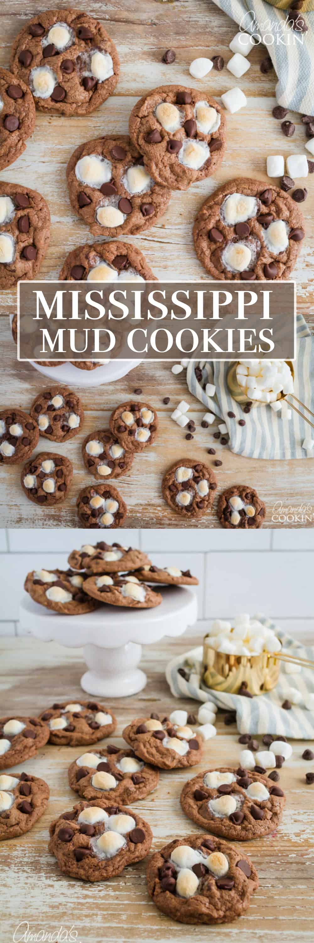 Biscoitos de Lama do Mississippi: Chocolate e marshmallows combinam forças mais uma vez para criar um biscoito extremamente satisfatório para os amantes de chocolate.