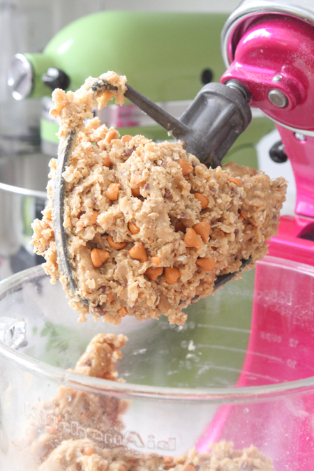 Biscoitos de aveia e manteiga marrom Toffee Chip-11