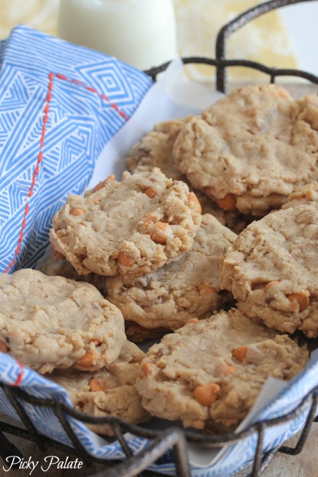 Biscoitos de manteiga de aveia e caramelo de manteiga marrom por 