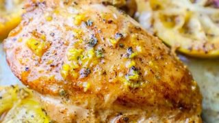 Receita de coxas de frango com manteiga de alho e limão