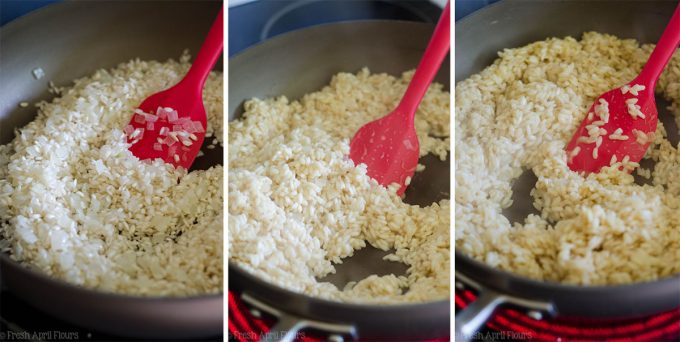 Risoto de queijo de cabra com trufa - O risoto clássico é reformulado com queijo de cabra cremoso e notas de trufa de terra.