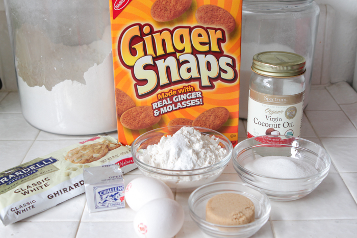 Gingersnap Blondies-16 Chocolate Branco