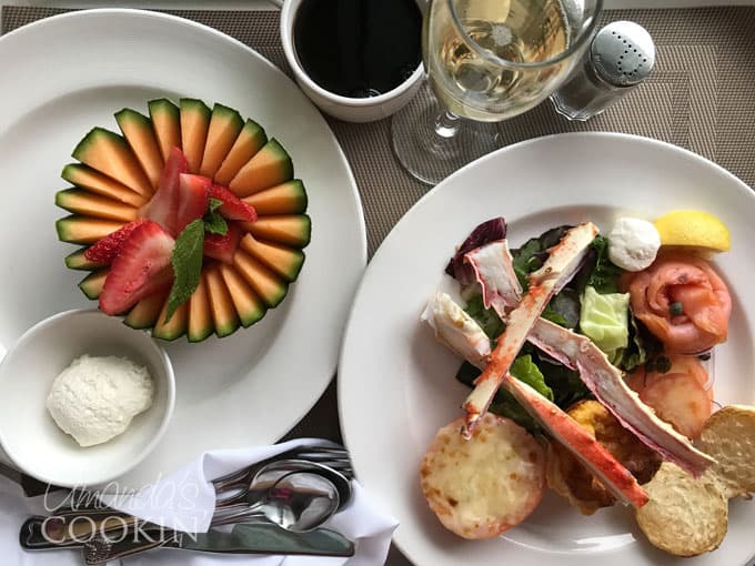 Alaska Cruise breakfast - serviço de quarto