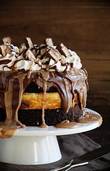 Bolo de queijo Snickers!