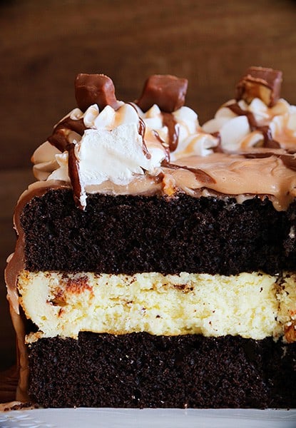 Bolo de queijo Snickers!
