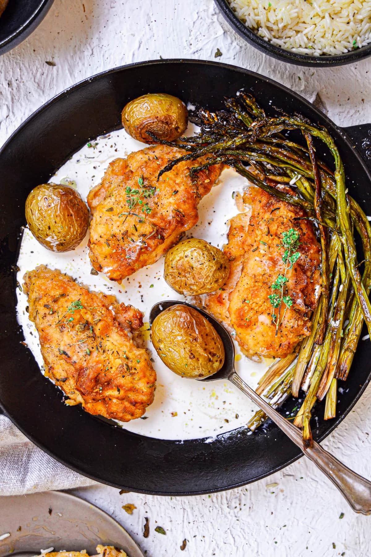 frango assado em creme