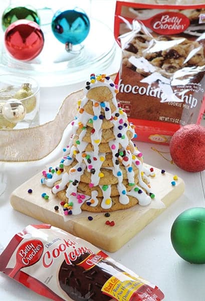 Pilha de biscoitos de árvore de Natal! Uma receita deliciosa e fácil e como fazê-lo!