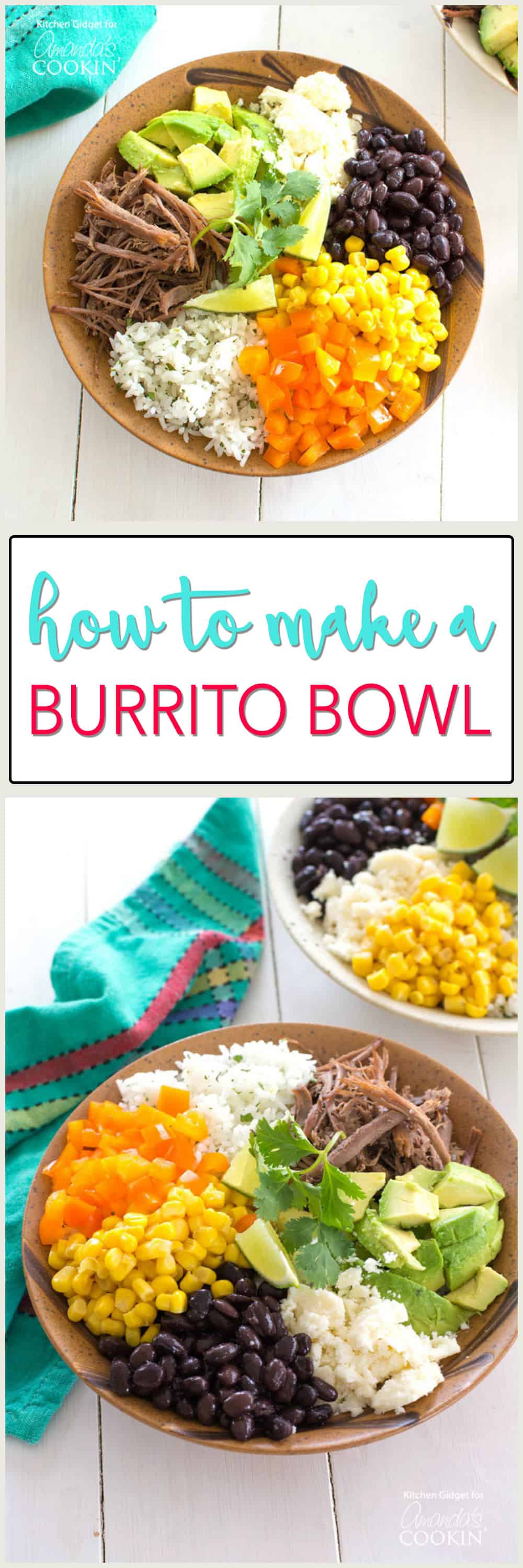 Se você gosta das tigelas de burritos de restaurantes, vai adorar fazer sua própria tigela de burritos em casa. As tigelas caseiras de burrito são divertidas e deliciosas!