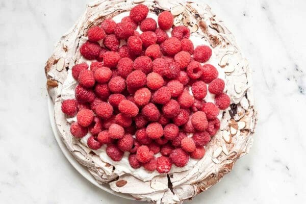 Pavlova de chocolate