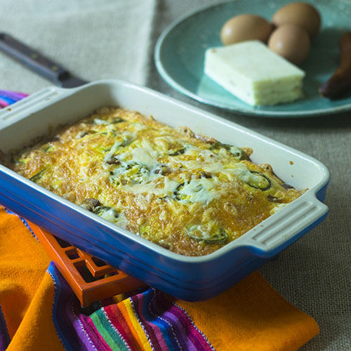 Quadrados de queijo jalapeño após o cozimento