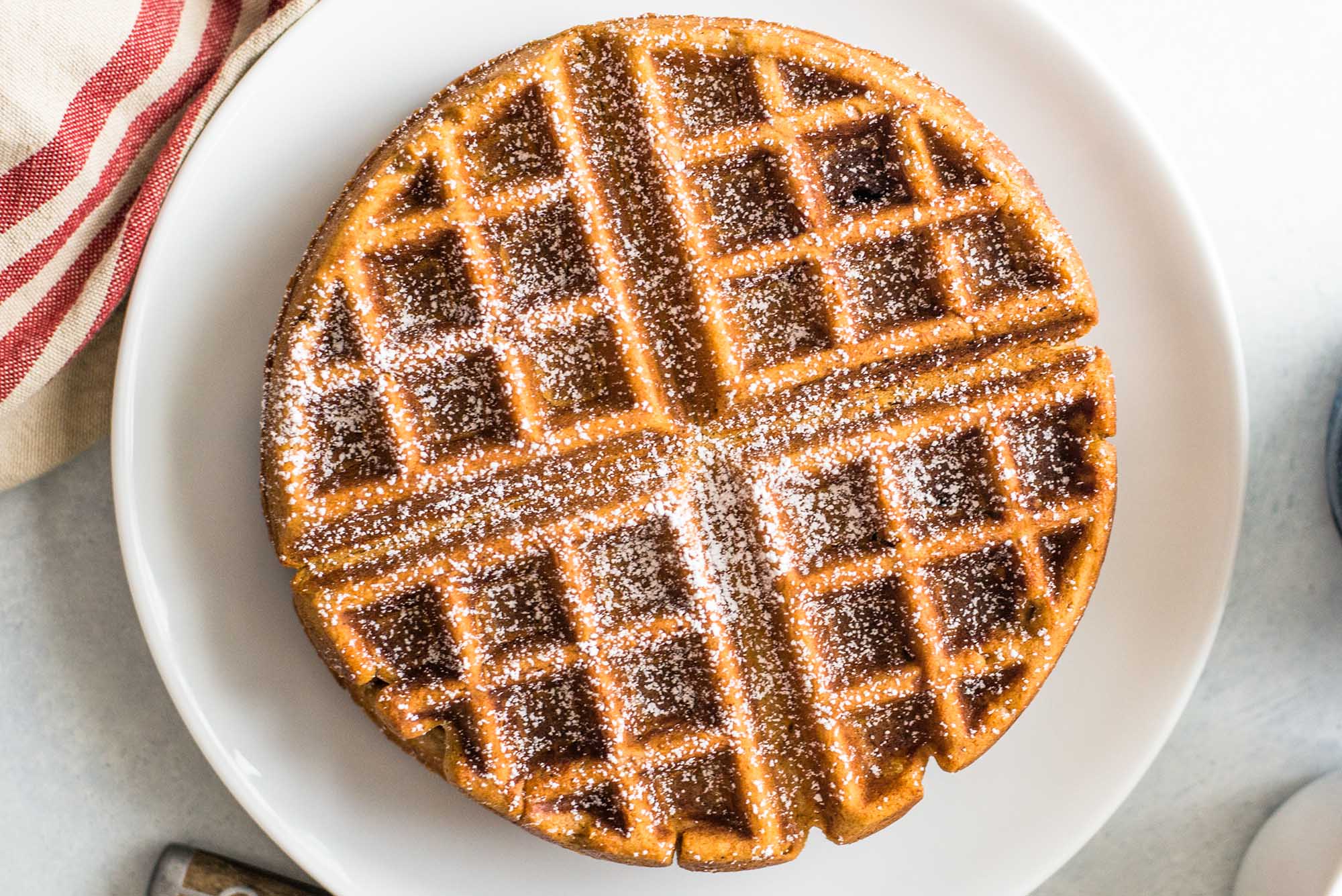 Waffles de gengibre