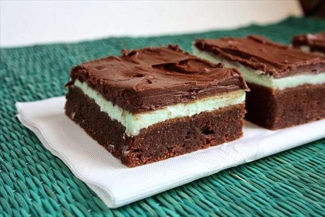 LOS MEJORES BROWNIES DE MENTA: 
