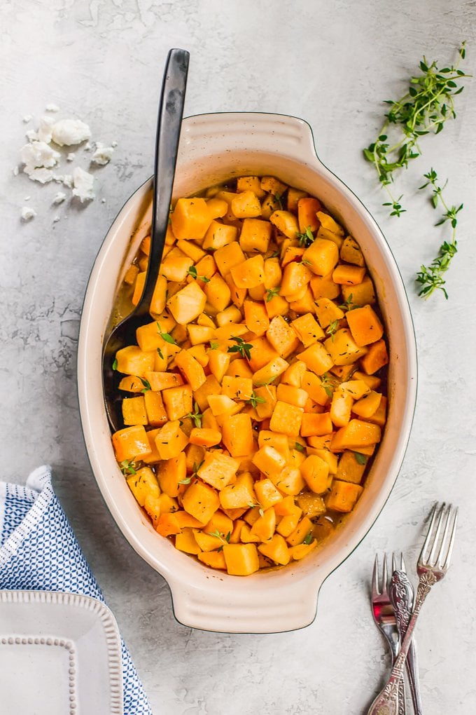 Receta de calabaza de arce butternut