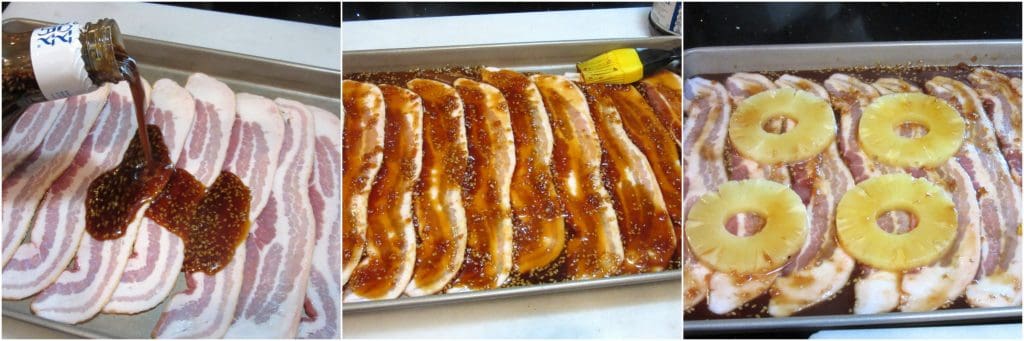 Como fazer frango com abacaxi envolto em bacon teriyaki. - Renee's Kudos Kitchen