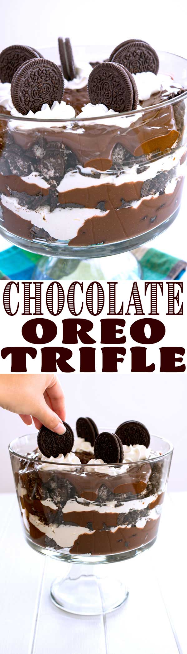 Trufa de lasanha de chocolate - sem sobremesas de pudim assadas com Oreos e cream cheese! #nobake #desserts #dessertideas #dessertrecipes #oreo 
