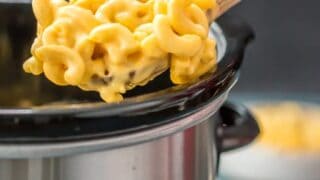 Fácil Crock Pot Mac e queijo Receita