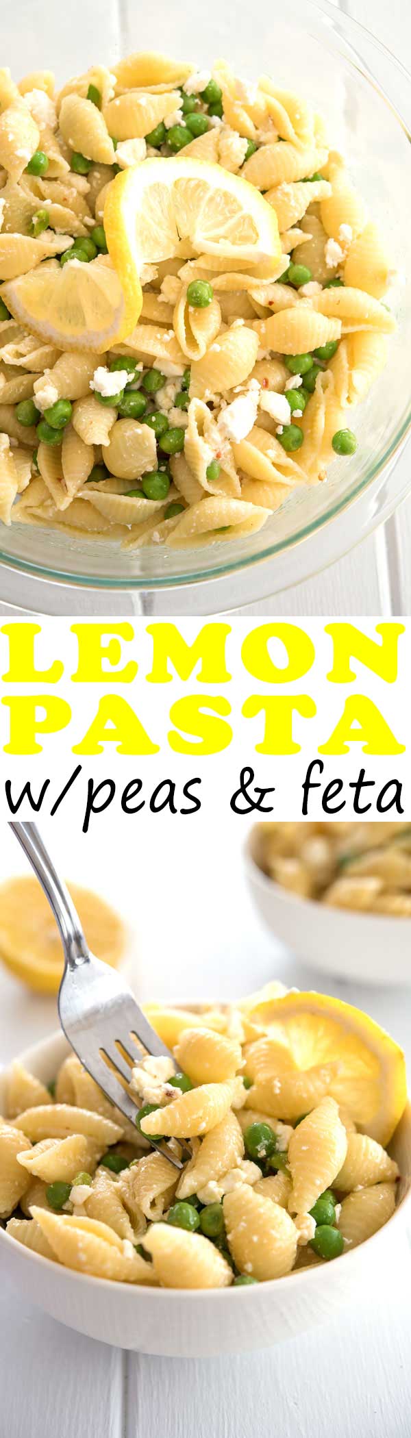 Meu marido disse que podia comer essa salada de pasta de limão todos os dias para o almoço! Da próxima vez vou usar brócolis e parmesão com o molho de alho. #receitas #receitas #receitas #receitas
