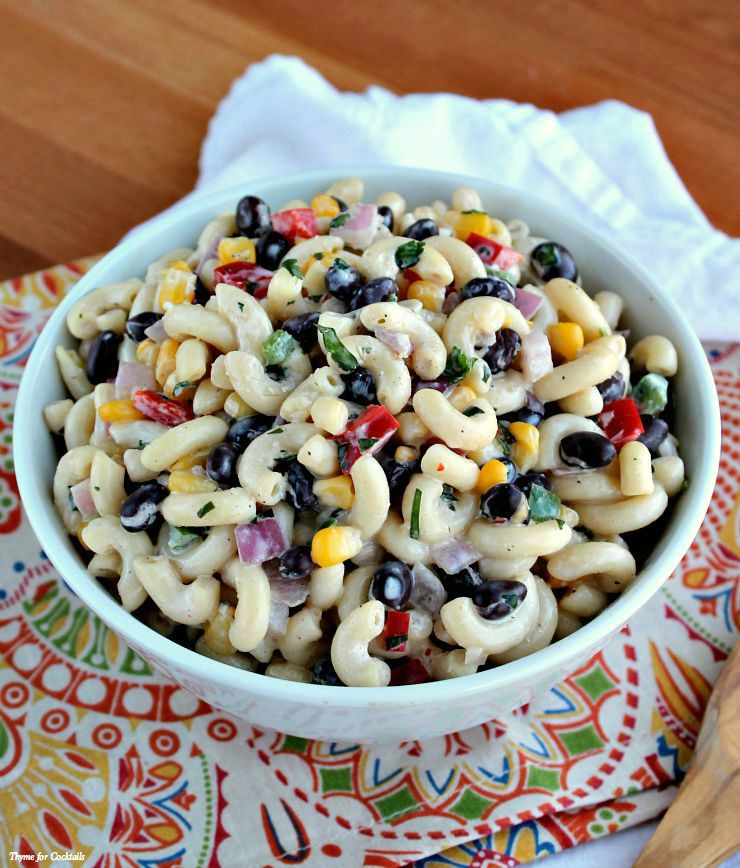 Salada de Macarrão Fiesta ~ Cocktail Tomilho
