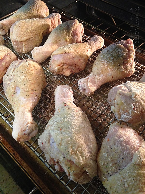 Pés de frango frito assado por Amanda Cookin