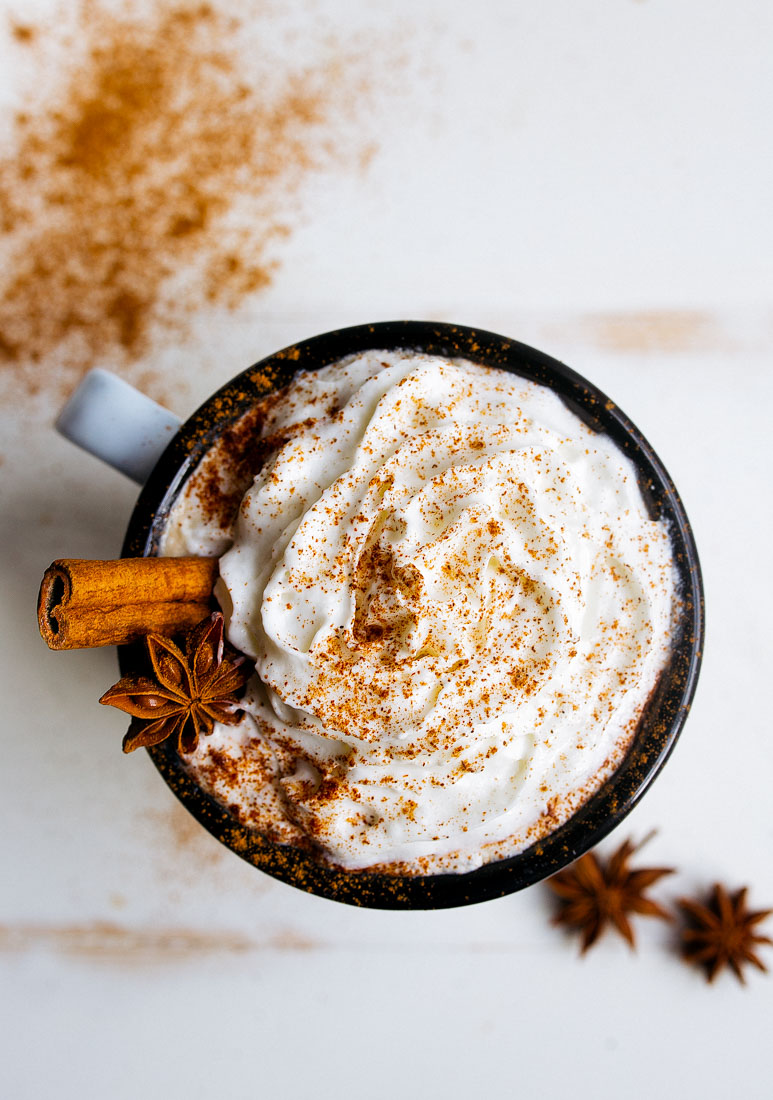 Chai Hot Chocolate: chai latte com chocolate!