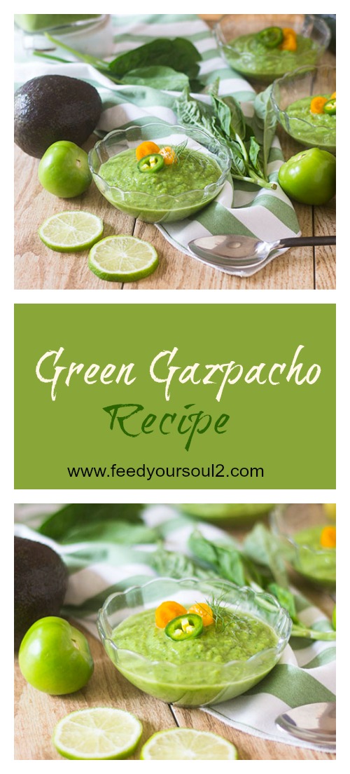 Sopa de Gaspacho Verde # sopa # sem glúten # verde | feedyoursoul2.com