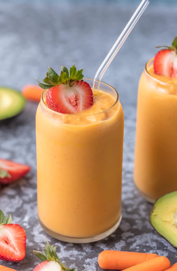 Receita de smoothie da pele saudável