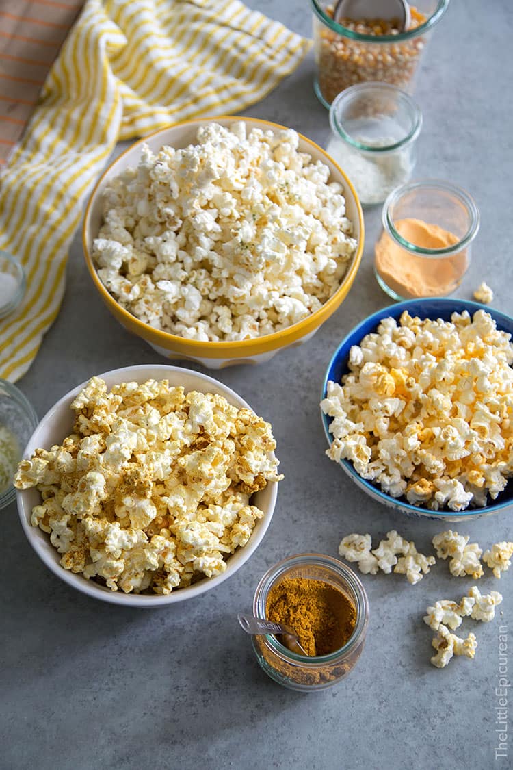 Pipoca de Microondas Caseira com Misturas de Sabor | A pequena epicurista