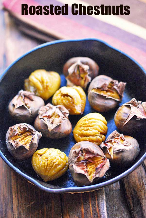 Castanhas assadas