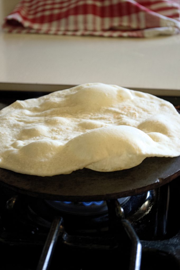 Tortilhas de farinha caseira