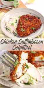 Schnitzel de saltimbocca de frango por Sugar Salt Magic