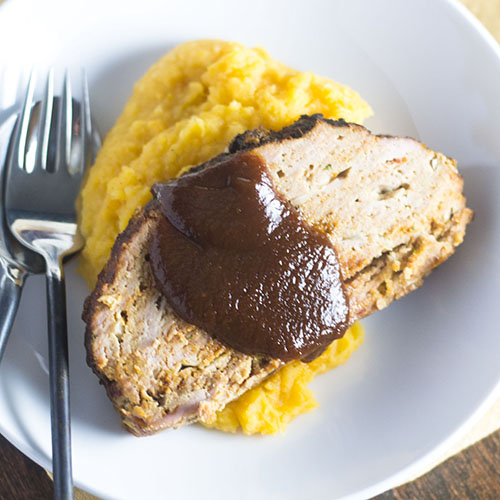 Bolo de carne defumado mexicano 
