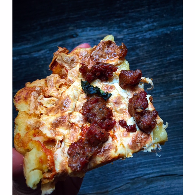 Pizza sem glúten em Focaccia