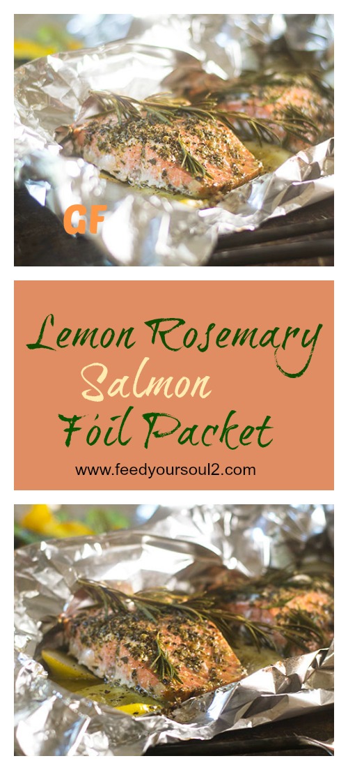 Pacote de folha de salmão com alecrim e limão #seafood #campfirefood #glutenfree |  feedyoursoul2.com