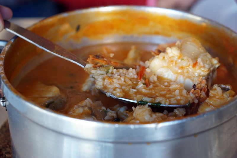 Arroz Português Com Peixe Na Nazaré