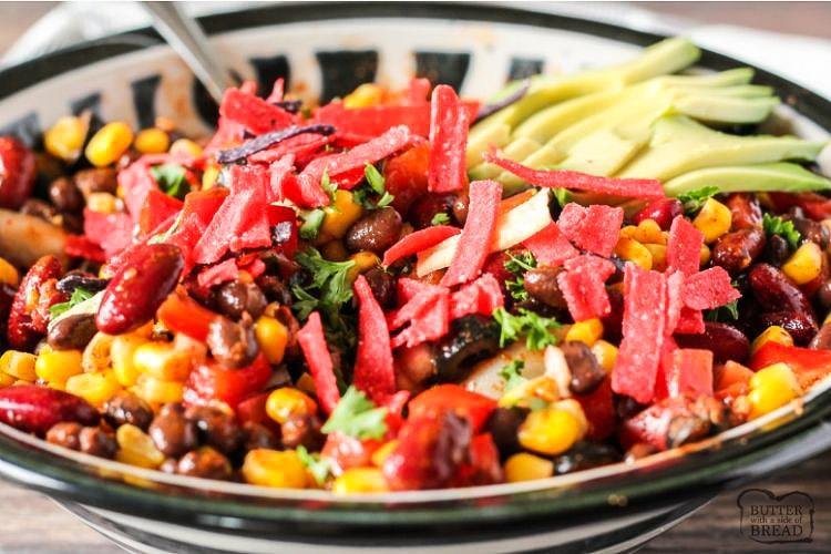 Salada Taco Vegetariana