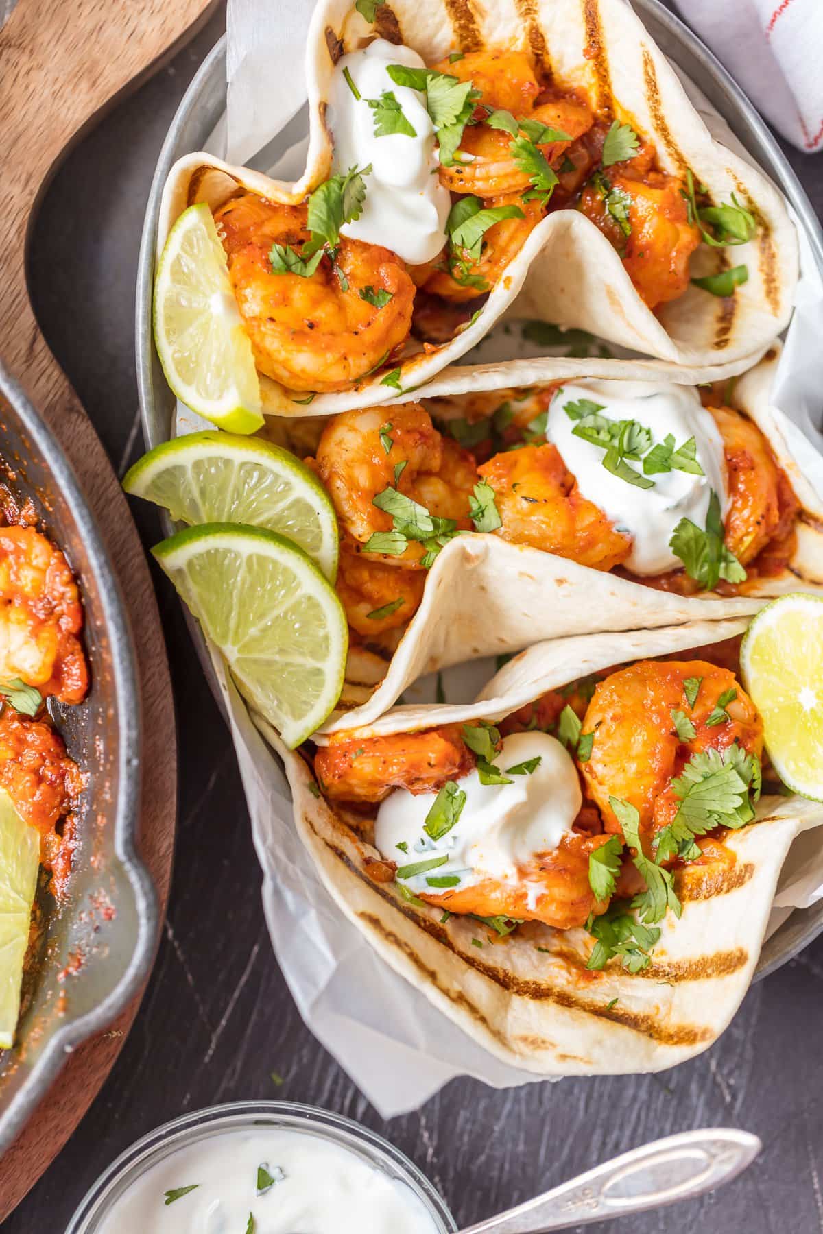Receita de camarão picante de taco