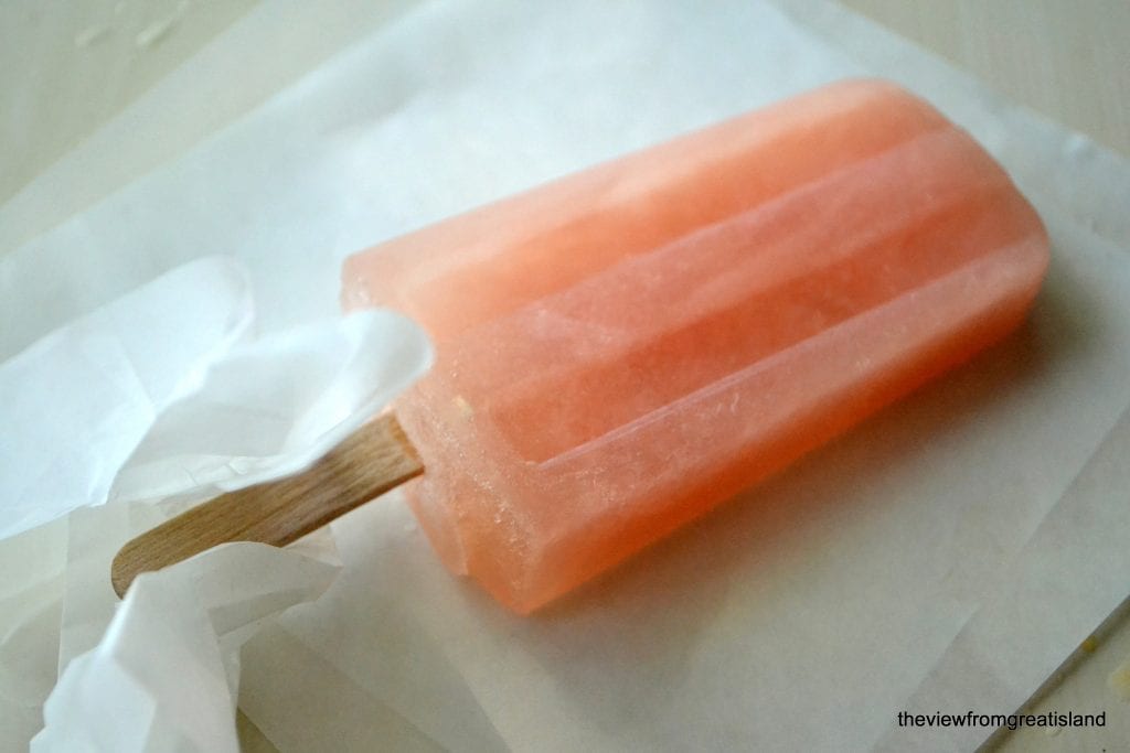 Paletas de cítricos exprimidos frescos (todos naturales, sin azúcar)