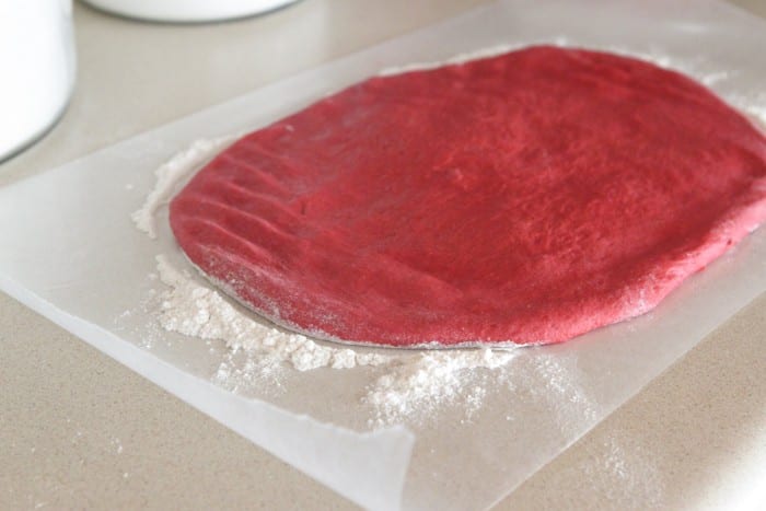 Sorvete de veludo vermelho sorvete Sundae Rolls