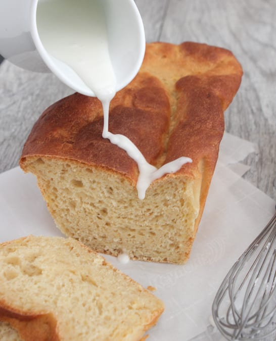 Receita de pão de maçã gelado de laranja 